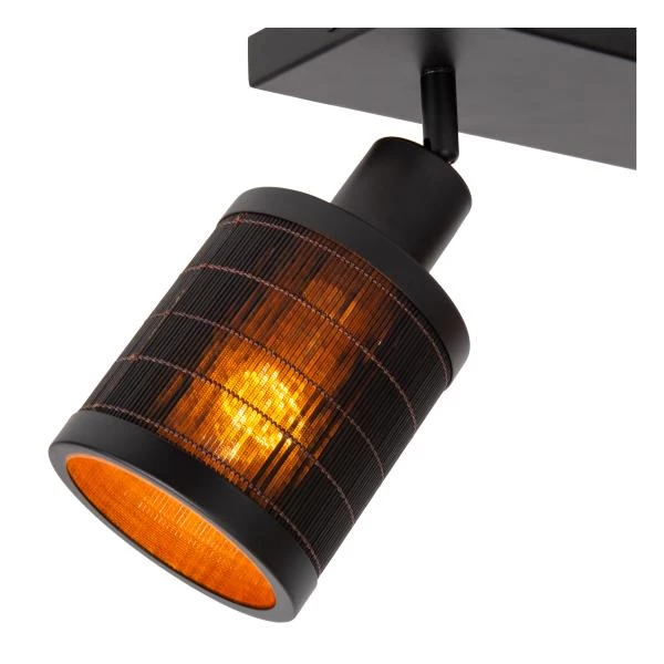 Lucide TAGALOG - Ceiling spotlight - 2xE27 - Black - detail 1
